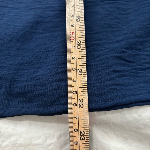 Cupshe Navy Crisscross Halter Tank Top - Picture 7 of 8